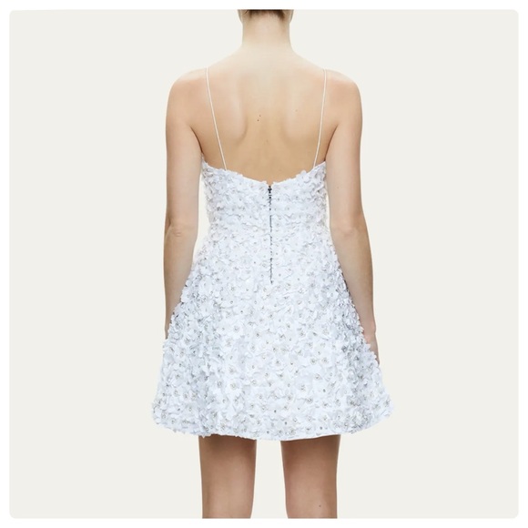 ALICE + OLIVIA Domenica Embellished Mini Gown - Picture 8 of 15